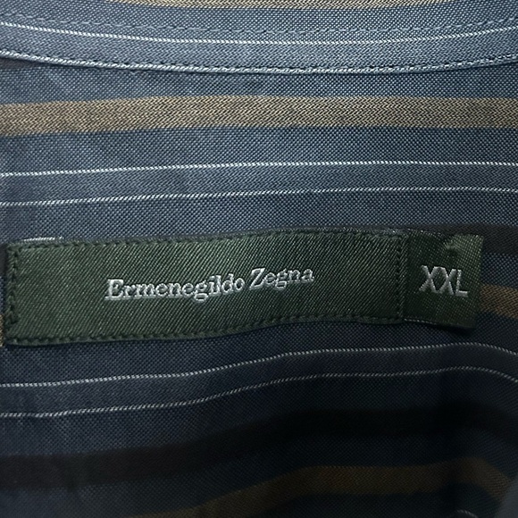 Zegna XXL dress shirt just dry cleaned in great condition - Picture 10 of 11
